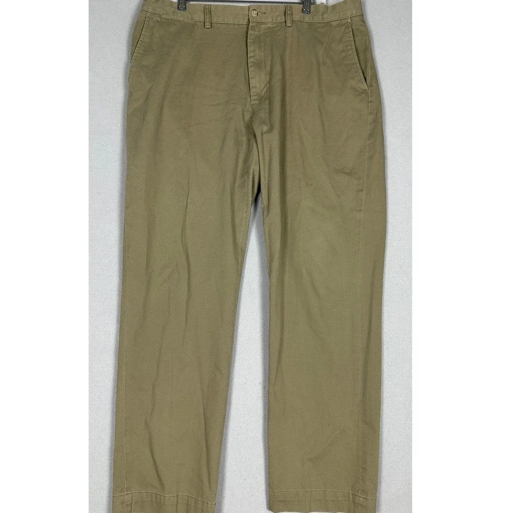 Polo Ralph Lauren Prospect Pants Mens 38X32 Tan Khakis Chino Straight Leg Pony